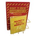 Impact Products Impact products IMP799200 14.5 x 5.2 x 21 in. Deluxe Reversible Right-To-Know & Understand SDS Center; Red & Yellow 799200